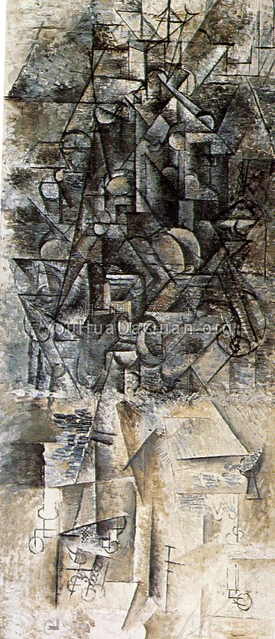 男人和曼陀林 - 巴勃罗·毕加索